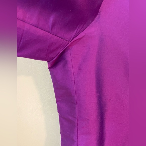 Mariko Silk Jacket in Dark Magenta Size L - Picture 5 of 10